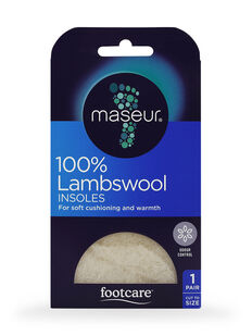 Lambswool Insoles, 1 pair